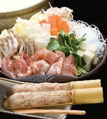 一の酉川反店_比内地鶏豆乳鍋