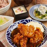 【健康バランス定食】和風チキン南蛮タルタルソース