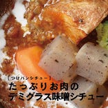 たっぷりお肉のデミグラス味噌シチュー（特製パン 別売）