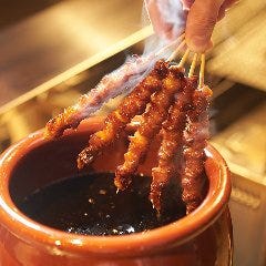 人気のとりかわ「タレ」は秘伝のタレにくぐらせてご提供!