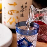 全国各地、四季を彩る日本酒や焼酎を豊富にご用意しております