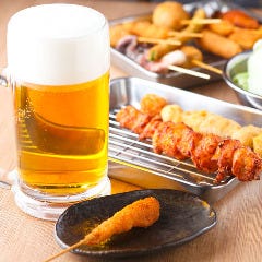 原価ギリギリのコスパ！大阪観光に来たら串かつはハズせません◎