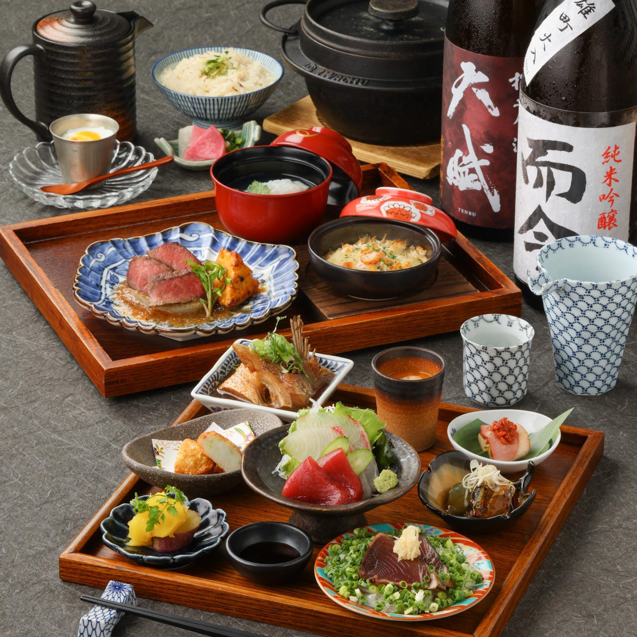 虎連坊 ヒルトンプラザウエスト店_記念日にお一人様一皿ずつのご提供！