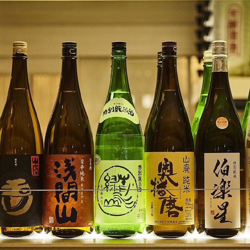 虎連坊 ヒルトンプラザウエスト店_全国各地から選りすぐりの日本酒を多数ご用意しております！