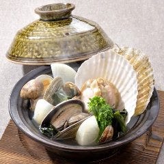 虎連坊 ヒルトンプラザウエスト店_貝蒸し