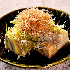 虎連坊 ヒルトンプラザウエスト店_じゃこ葱豆腐