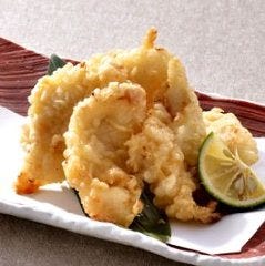 虎連坊 ヒルトンプラザウエスト店_鶏天　カボス出汁仕立て