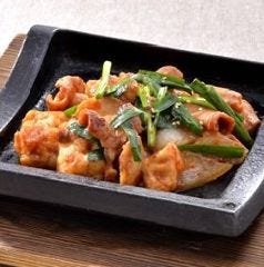 虎連坊 ヒルトンプラザウエスト店_泥豚ホルモンの辛味噌炒め