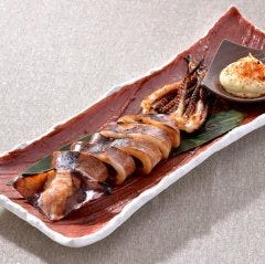 虎連坊 ヒルトンプラザウエスト店_能登一本釣り烏賊のいしる醤油焼き
