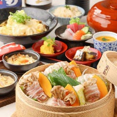 虎連坊 ヒルトンプラザウエスト店_粋【お昼の3時間飲み放題付き宴会プラン】　秋味覚コース