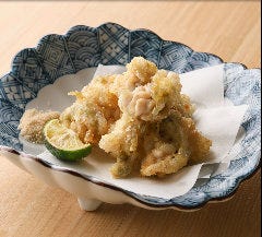 鱈白子のとろろ昆布天麩羅 虎連坊 ヒルトンプラザウエスト店_鱈白子のとろろ昆布天麩羅