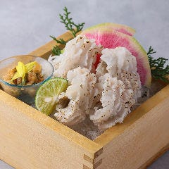 虎連坊 ヒルトンプラザウエスト店_伝助穴子の焼き霜造り