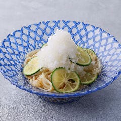 虎連坊 ヒルトンプラザウエスト店_半田麺　鬼おろし　すだち素麺