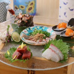 虎連坊 ヒルトンプラザウエスト店_刺身 盛り合わせ
