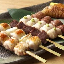 新宿で個室ありでおすすめの焼き鳥「とりや」の料理