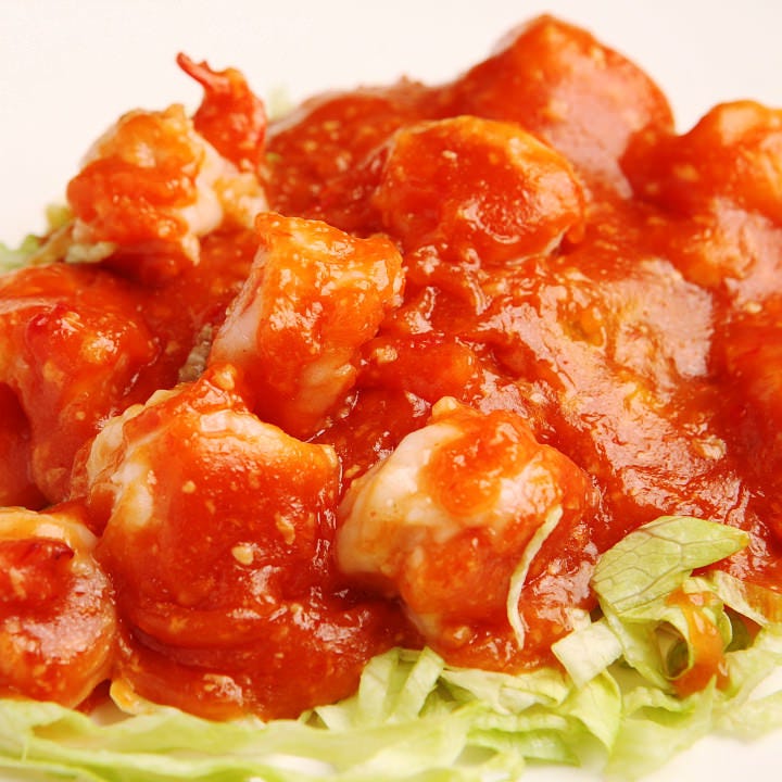 中華料理 菜香菜 新宿店のエビチリ