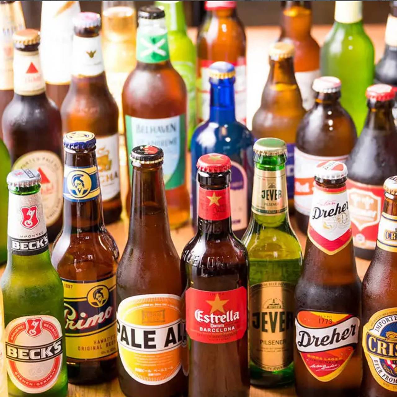 世界各国のビール　常備30種以上！