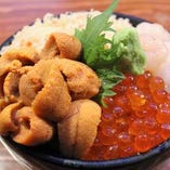 【海鮮丼No1】ウニ・イクラ・カニ・エビ