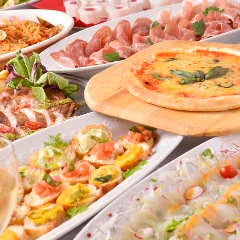 二次会におすすめな2時間飲み放題付ビュッフェコース5,000円～