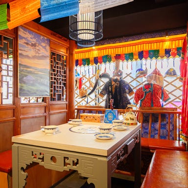 モンゴル料理老綏元_異国情緒溢れる個室♪モンゴル旅気分