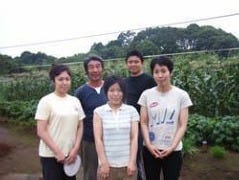金子さん（緑区白山）と当店スタッフ