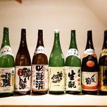 頻繁に替わる日本酒メニューが特徴です。
