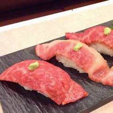 京城の肉寿司