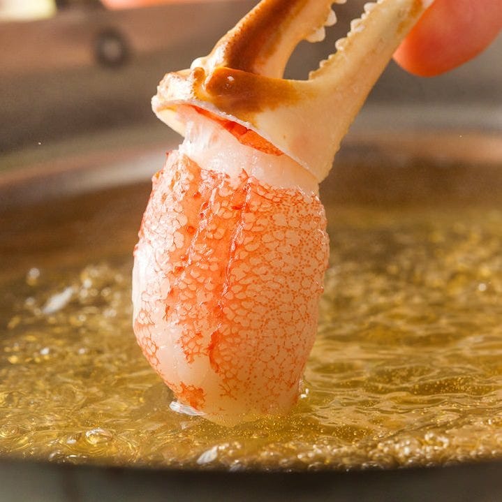 当店こだわりの蟹は、北海道から仕入れた逸品蟹！　一番人気です