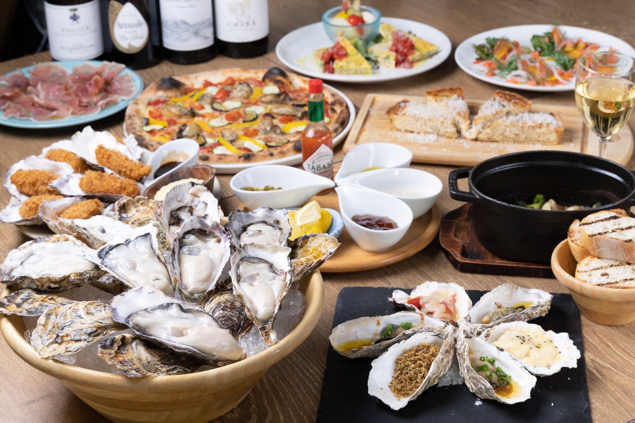 牡蠣食べ放題 6 11 バルザル名物の牡蠣を満足いくまで食べられる 牡蠣食べ放題コースの詳細 牡蠣と洋串揚げとワイン バルザル 大井町店 大井町 居酒屋 ぐるなび