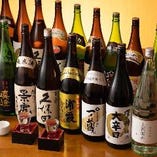 全国各地から選りすぐった日本酒集結！飲み放題可能は13種～