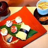 9月のおすすめランチ　『茶巾と手毬すしご膳』　限定１0食先着