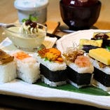 11月のおすすめランチ　『変わり圧しすしご膳』　限定１0食先着