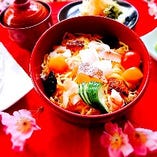 4月のおすすめランチ　『花見ちらしご膳』　限定１0食先着