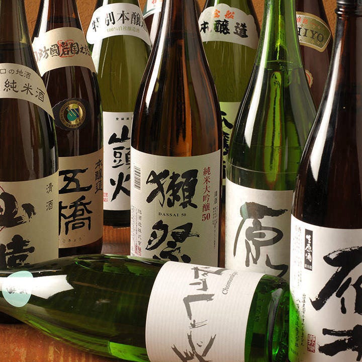 厳選日本酒の数々
