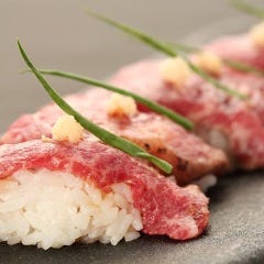 十勝和牛の握りは必食です