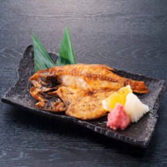 のどぐろの開き　紅白おろし