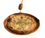 第３位★4種のチーズのピザ！蜂蜜をかけてお召し上がりください！【クアトロフォルマッジ】