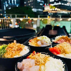 名古屋ビアガーデン Rikyu×さくら（もんじゃ焼きとBBQ）（栄周辺