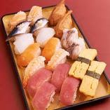 新鮮なネタを使用した人気のお寿司も、もちろん食べ放題！