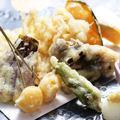 季節野菜の天ぷら盛り合わせ