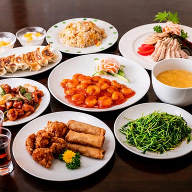 阿里郎_【定番】2H飲み放題付!芝エビのチリソースや揚げ物盛り合わせなどが楽しめる「ご宴会Aコース」9品