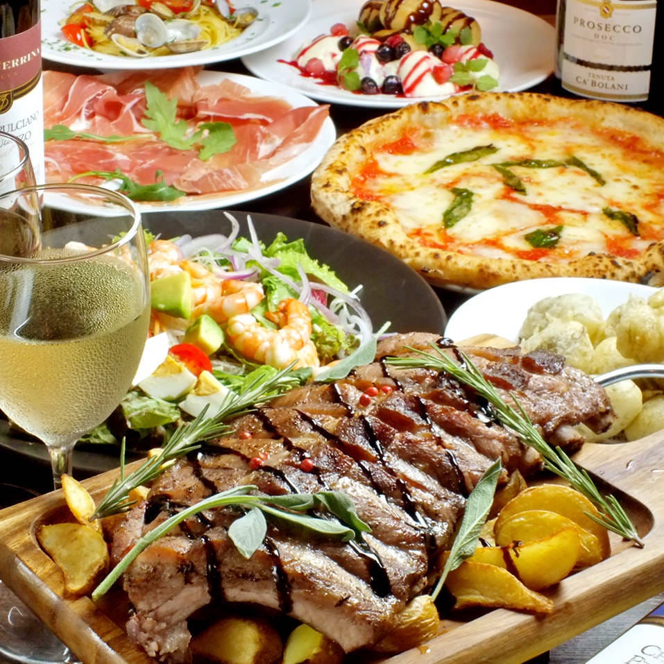 Web予約限定で３時間ok グラッツェコース お料理8品 生ビール付全40種 飲み放題付 4 000円 税抜 の詳細 ピッツェリア ロジック 池袋 東口 池袋 イタリアン イタリア料理 ぐるなび