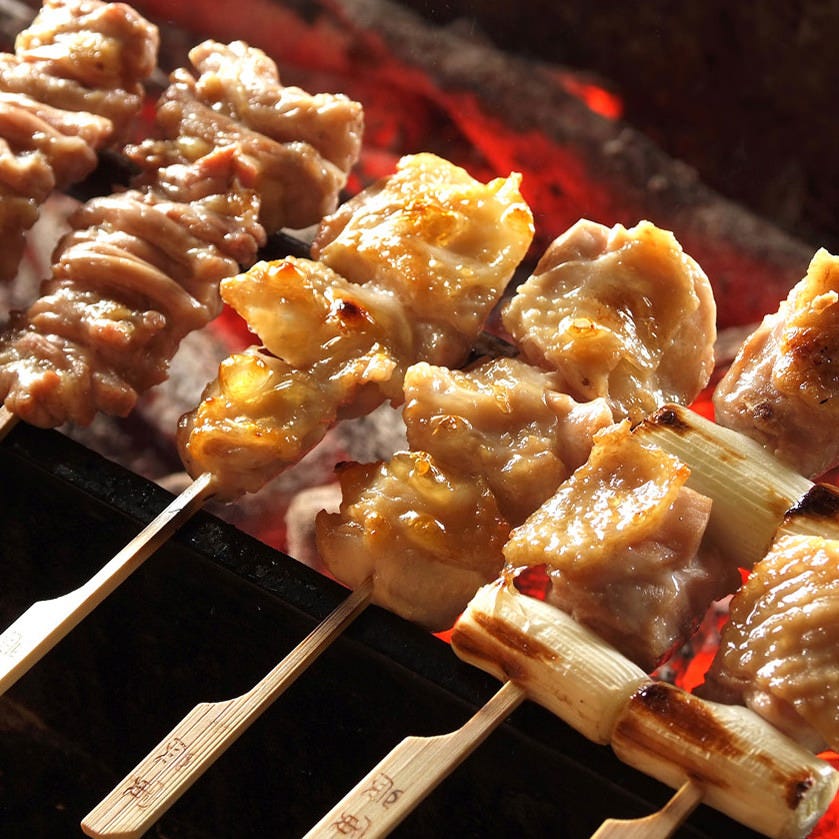 理想的な旨味と食感のみつせ鶏 備長炭の焼き鳥 手作り料理 おすすめコース 飲み放題付き の詳細 酒家鶏処 炭寅 筑紫通店 博多 居酒屋 ぐるなび