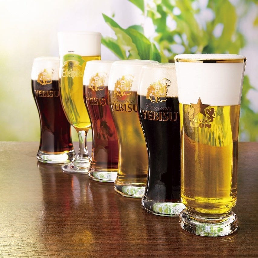 自慢の生ビールは全7種類！