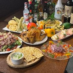 本格ロティサリーチキンバル サンダーバード 水戸オーパ店 メニュー