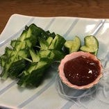 梅肉付き胡瓜