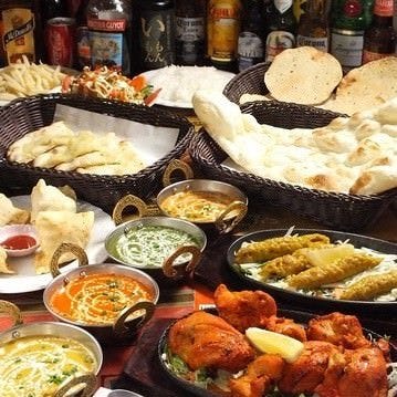 ムンバイカレー_お得!90分 食べ飲み放題<女性2,980円(税込)・男性3,480円(税込)>