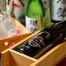 ◆心が躍る豊富な日本酒とワイン◆