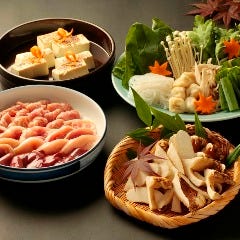 【松茸プレミアムプラン】松茸と鶏のすき焼き