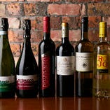 [豊富なワイン]グラスワイン12種は飲み比べがおすすめ